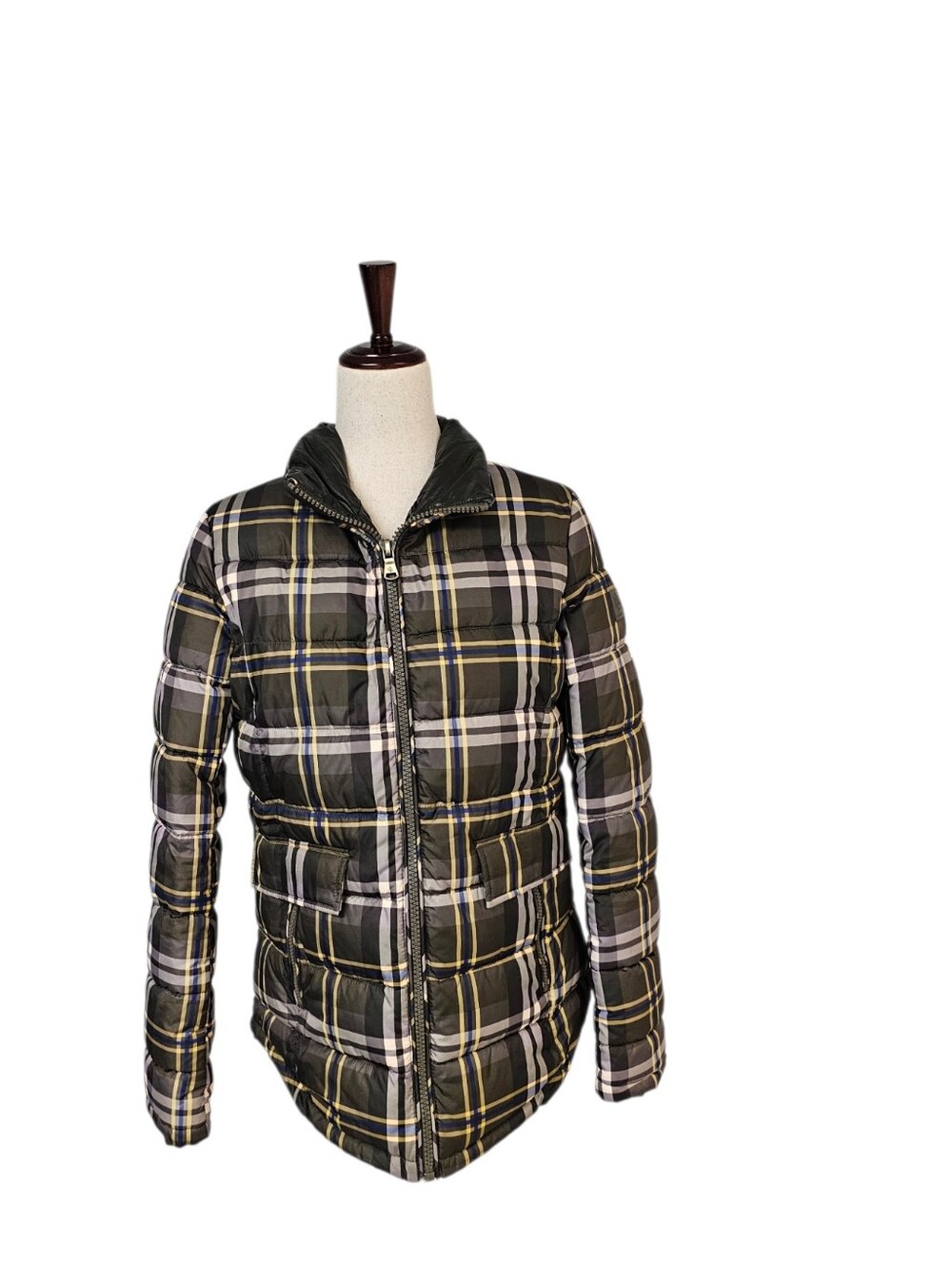 Lauren Ralph Lauren Olive Green Puffer Coat Small Preowned